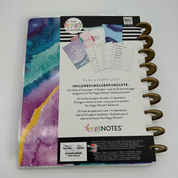 New. Set of 2 The Happy Planner Happy Notes Disc-Bound Notebooks - Picture 5 of 10